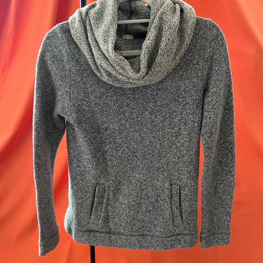 Cozy Gray Women's J Crew Cowl Neck Sweater